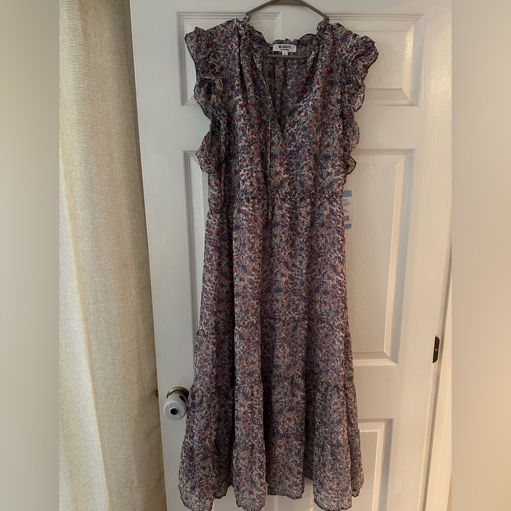 Womens size large midi dress, New with tags!!